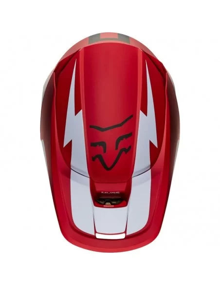 Мотошолом FOX V1 WERD HELMET (Flame Red)