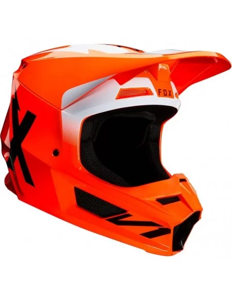Мотошолом FOX V1 WERD HELMET (FLO ORANGE)
