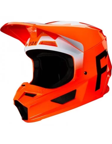 Мотошолом FOX V1 WERD HELMET (FLO ORANGE)