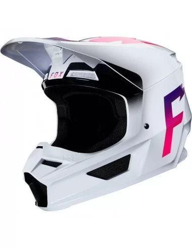 Мотошолом FOX V1 WERD HELMET (WHITE)