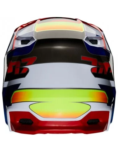 FOX V1 YORR HELMET (BLUE RED)