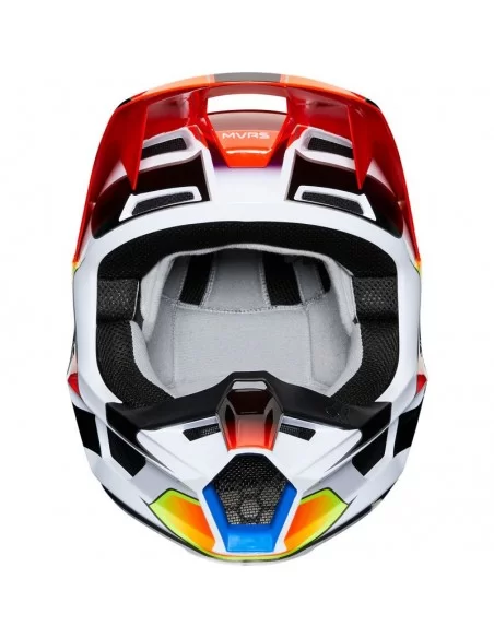 FOX V1 YORR HELMET (BLUE RED)