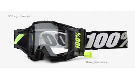Мото очки 100% ACCURI FORECAST Goggle Tornado - Clear Lens