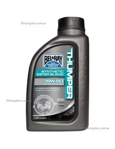 Мото моторне масло Bel Ray THUMPER RACING SYNTHETIC ESTER BLEND 4T 15W-50 1л