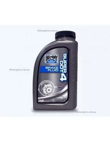 Тормозна рідина Bel-Ray SUPER DOT 4 BRAKE FLUID 355мл: купити з доставкою - Motoexpress.com.ua