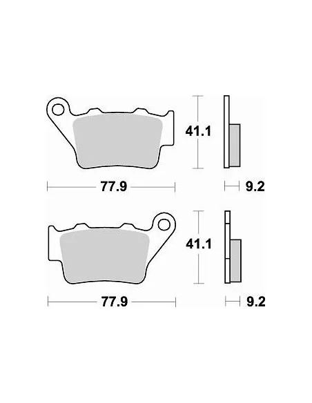Мото колодки BRAKING BR 773SM1