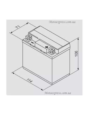 Мото акумулятор BOSCH 0092M60040
