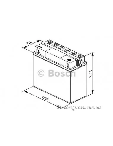 Мото аккумулятор BOSCH 0092M4F410