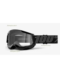 Мотоокуляри 100% STRATA 2 Goggle Black - Clear Lens