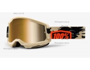 Мотоочки 100% STRATA 2 Goggle Kombat - True Gold Lens