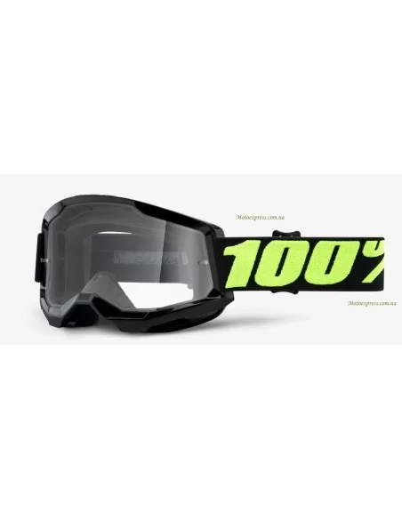 Мото окуляри 100% STRATA 2 Goggle Upsol - Clear Lens Мото окуляри 100% STRATA 2 Goggle Upsol - Clear Lens