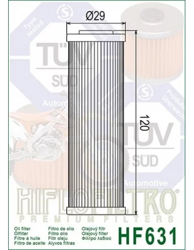 Фільтр масляний HiFlo HF631
