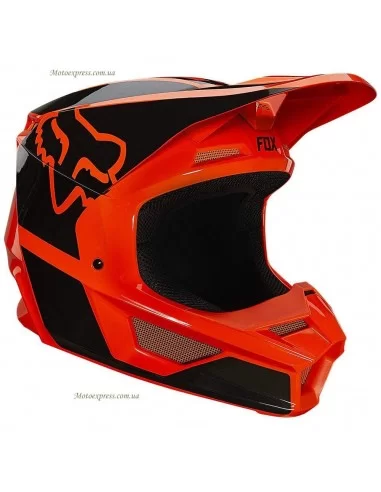 Кросовий шолом FOX V1 MIPS REVN HELMET (Flo Orange)