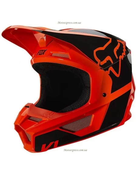 Кросовий шолом FOX V1 MIPS REVN HELMET (Flo Orange)