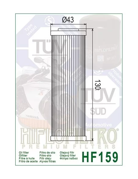 Фільтр масляний HIFLO FILTRO HF159