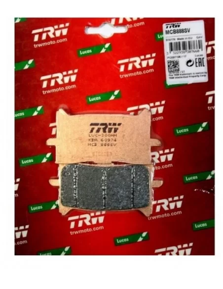 Колодки гальмівні передні TRW MCB888SV до Honda CRF1000L CRF1100L Колодки гальмівні передні TRW MCB888SV до Honda CRF1000L CRF1100L