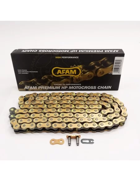 Ланцюг AFAM MX5-G Chain - 520 Gold (крос, ендуро) Ланцюг AFAM MX5-G Chain - 520 Gold (крос, ендуро)