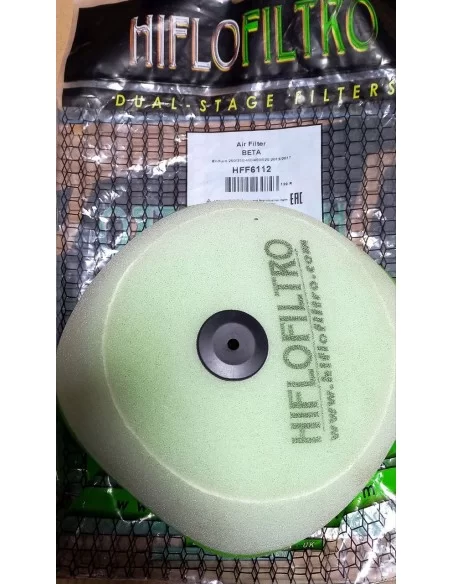 Фільтр повітряний HFF6112 | BETA RR 125-250-300 2T 13-19, 350-390-400-430-480 4T 13-19