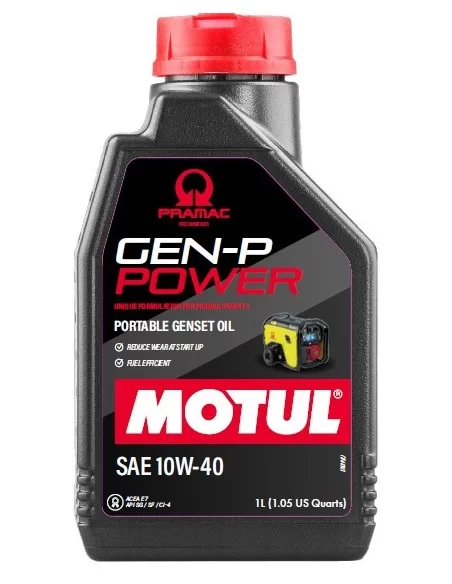 Motul GEN-P POWER SAE 10W40 (1L) 111239: Профессиональное масло для генераторов