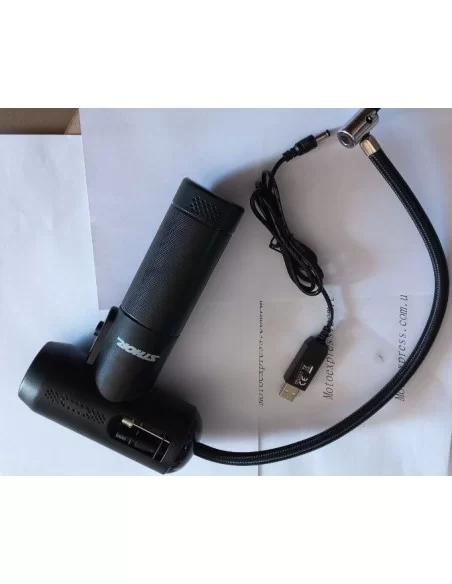 Мотоциклетний насос для шин акумуляторний STHOR Li-Ion 7.4V 2АГод, 25л/хв