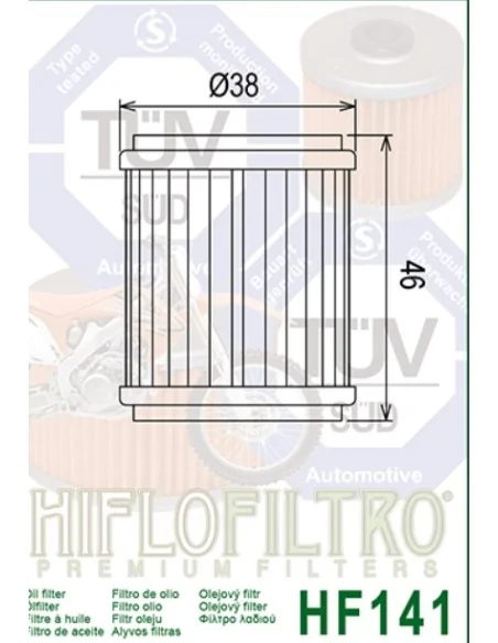 Масляний фільтр HIFLO HF141 Масляний фільтр HIFLO HF141