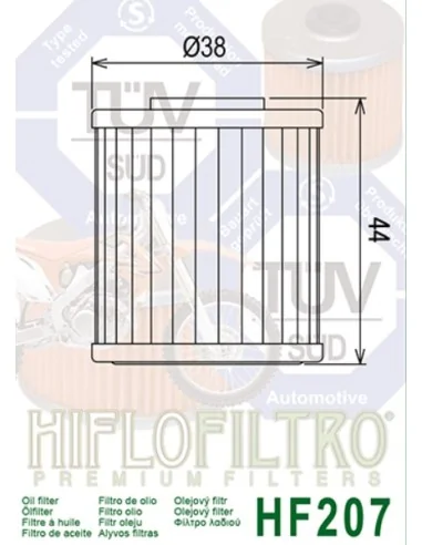 Масляный фильтр HIFLO HF207