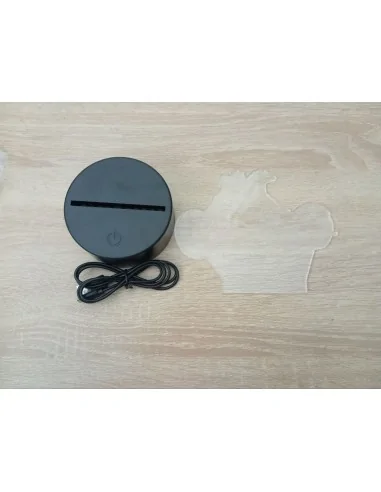 Светильник 3D LED Мотоцикл Чоппер | Настольная лампа подарок мотоциклисту