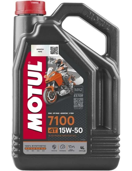 Motul 7100 4T SAE 15W50 (4L)-104299