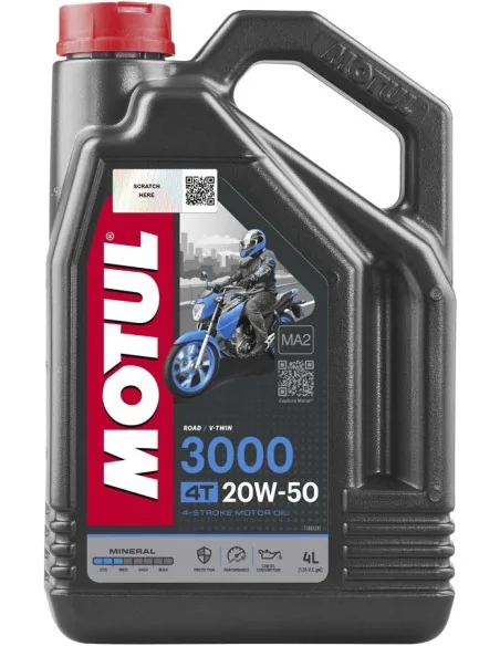 Олія Motul 3000 4T SAE 20W50 (4L): купити з доставкою - Motoexpress.com.ua Олія Motul 3000 4T SAE 20W50 (4L): купити з доставкою - Motoexpress.com.ua