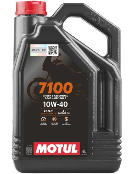 Масло Motul 7100 4T SAE 10W40 (4L): купить с доставкой - Motoexpress.com.ua