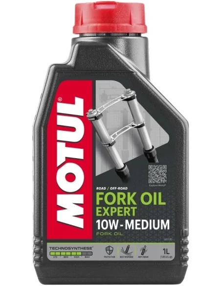 Масло для вилок Motul 10W FORK OIL EXPERT MEDIUM SAE (1L): купить с доставкой - Motoexpress.com.ua