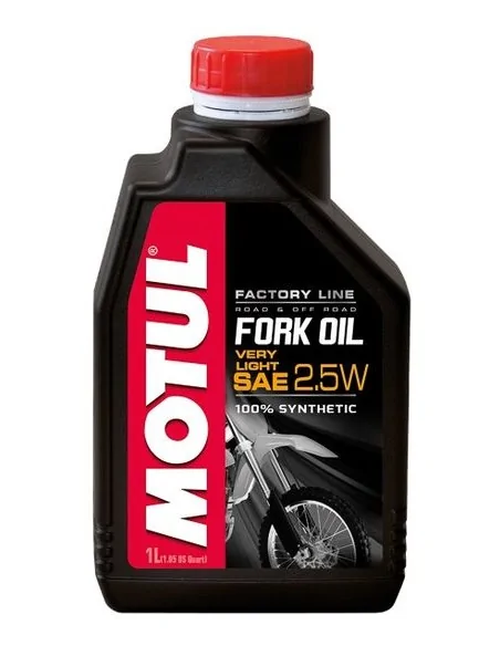 Масло для мото-вилок Motul 2,5W FORK OIL VERY LIGHT FACTORY LINE SAE (1L): купить с доставкой - Motoexpress.com.ua