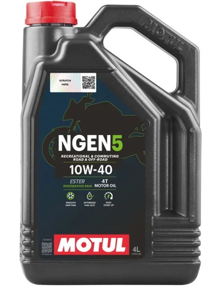 Олива Motul NGEN 5 SAE 10W40 4T (4L) 111830