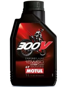 Олива Motul 300V 4T FACTORY LINE OFF ROAD SAE 15W60 (1L) 104137