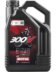 Масло Motul 300V 4T FACTORY LINE OFF ROAD SAE 5W40 (4L) 104135