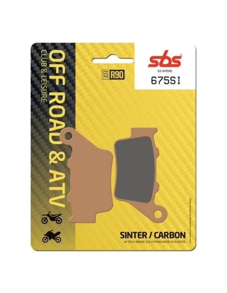 Тормозные колодки SBS 675SI | TRW MCB585SH,FDB531ST,EBC FA140V,NISSIN 2P204NS