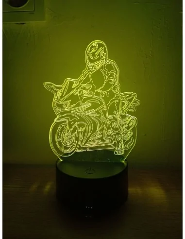 3D нічник Байкер – стильний подарунок для мотоцикліста
