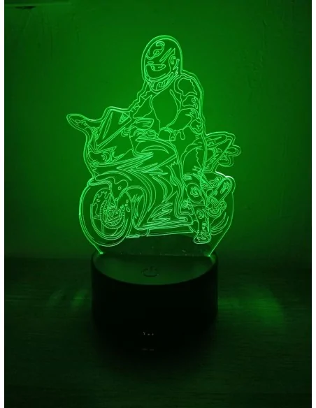 3D нічник Байкер – стильний подарунок для мотоцикліста