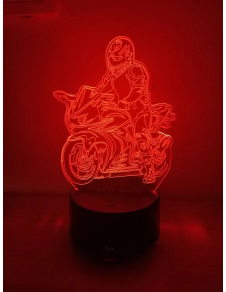 3D нічник Байкер – стильний подарунок для мотоцикліста