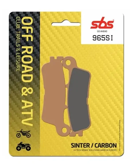 Тормозные колодки SBS 965 SI | Yamaha YZ , WR, Fantic XX – передние, sintered