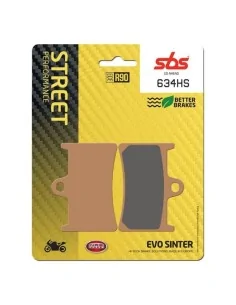 Гальмівні колодки SBS 634HS передні | Yamaha MT, YZF, TMAX, XT1200Z, Suzuki GSX-R