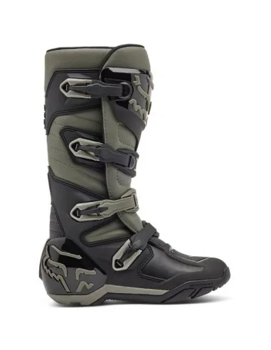 Мотоботы FOX COMP X Grey – для мотокросса и эндуро | Мотоекспрес