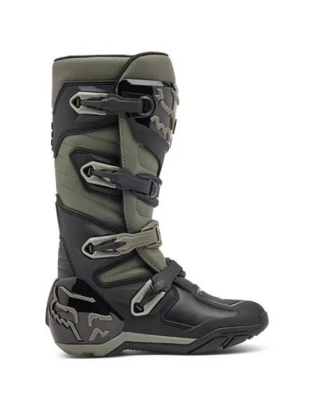 Мотоботы FOX COMP X Grey – для мотокросса и эндуро | Мотоекспрес