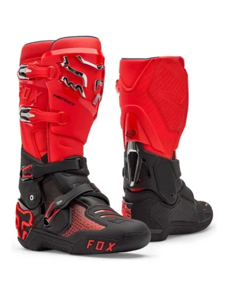 Мотоботы FOX Instinct 2.0 Flo Red для мотокросса и эндуро