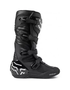 Мотоботи FOX COMP Boot Black – кросові моточеревики для мотокросу | Мотоекспрес