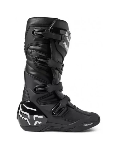Мотоботы FOX COMP Boot Black – кроссовые ботинки для мотокросса | Мотоекспрес