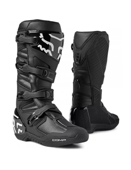 Мотоботы FOX COMP Boot Black – кроссовые ботинки для мотокросса | Мотоекспрес