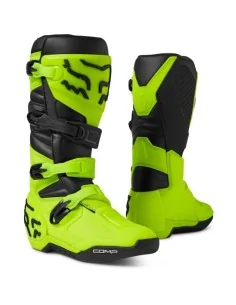 Мотоботи FOX COMP Boot Flo Yellow — купити оригінальні мотоботи в Україні
