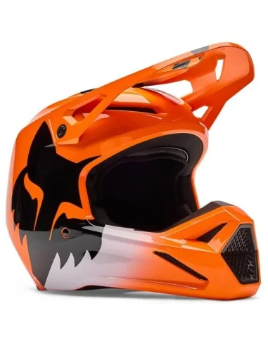 Шолом FOX V1 SHIELD Flo Orange – кросовий, Мотоекспрес
