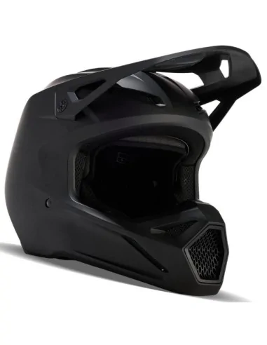 Шолом FOX V1 MATTE Black – кросовий шолом, Мотоекспрес